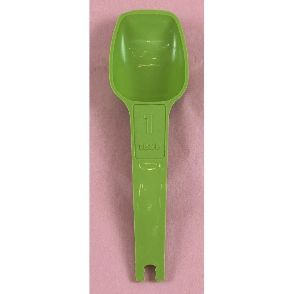 Vintage Tupperware Measuring Spoons Apple Green Replacement Refer To Descr EUC